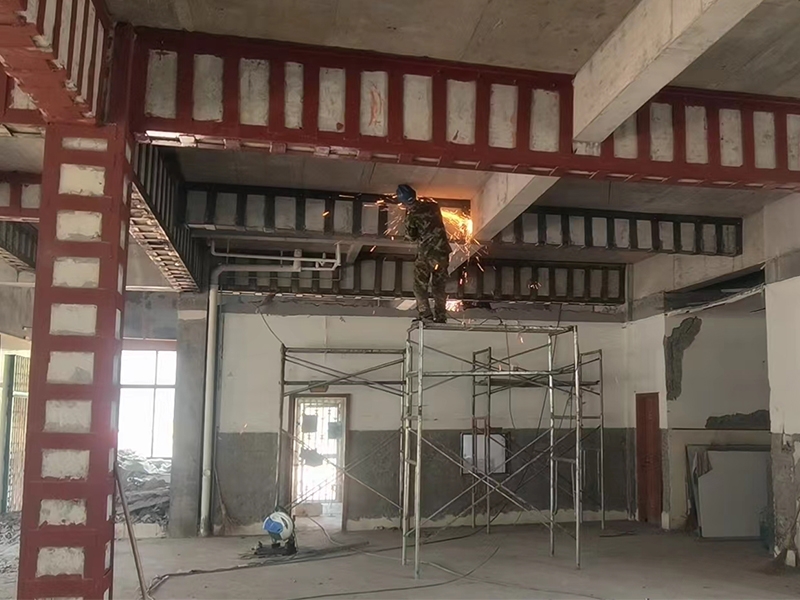 建筑加固現場